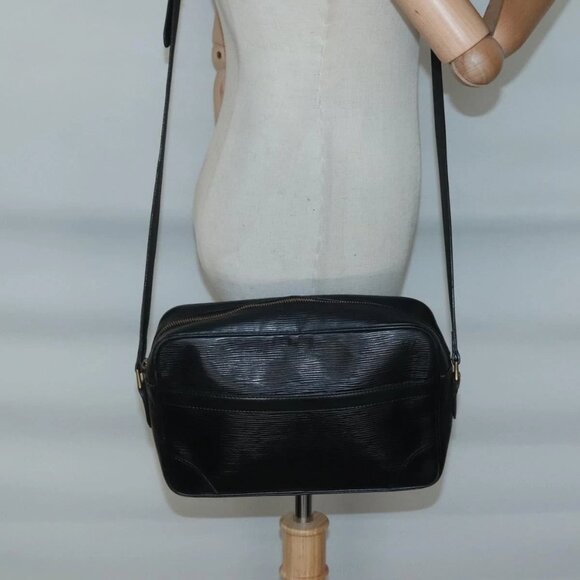 LOUIS VUITTON Epi Trocadero 27 Shoulder Bag Black M52312 LV Auth bs28813 - Picture 1 of 16